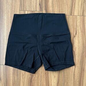 Black Bare Activewear Women's High-Waisted Shorts